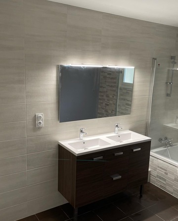 Rénovation complète d'une salle de bain à Saint Orens de Gameville