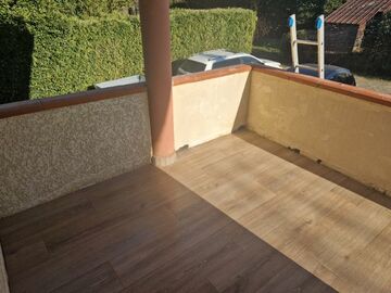 Rénovation d'une terrasse en carrelage à Montberon 
